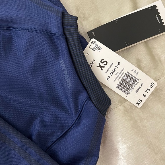 Long sleeve blue cropped top Adidas by IVY PARK - Picture 2 of 5